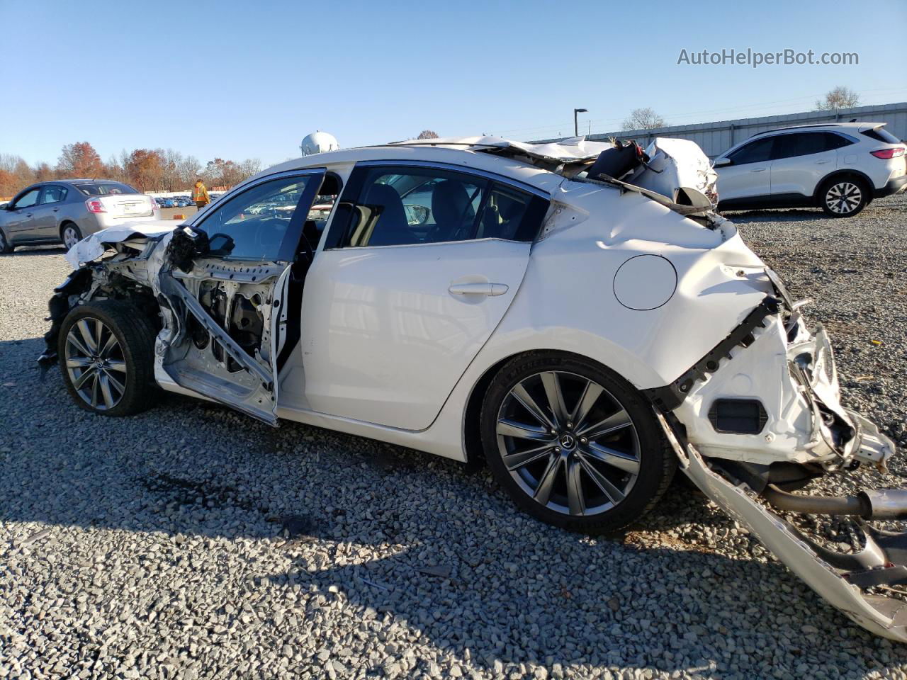 2018 Mazda 6 Grand Touring White vin: JM1GL1TY1J1335146