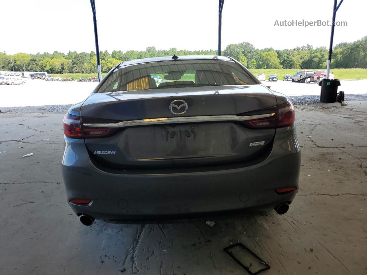 2018 Mazda 6 Grand Touring Gray vin: JM1GL1TY2J1331512