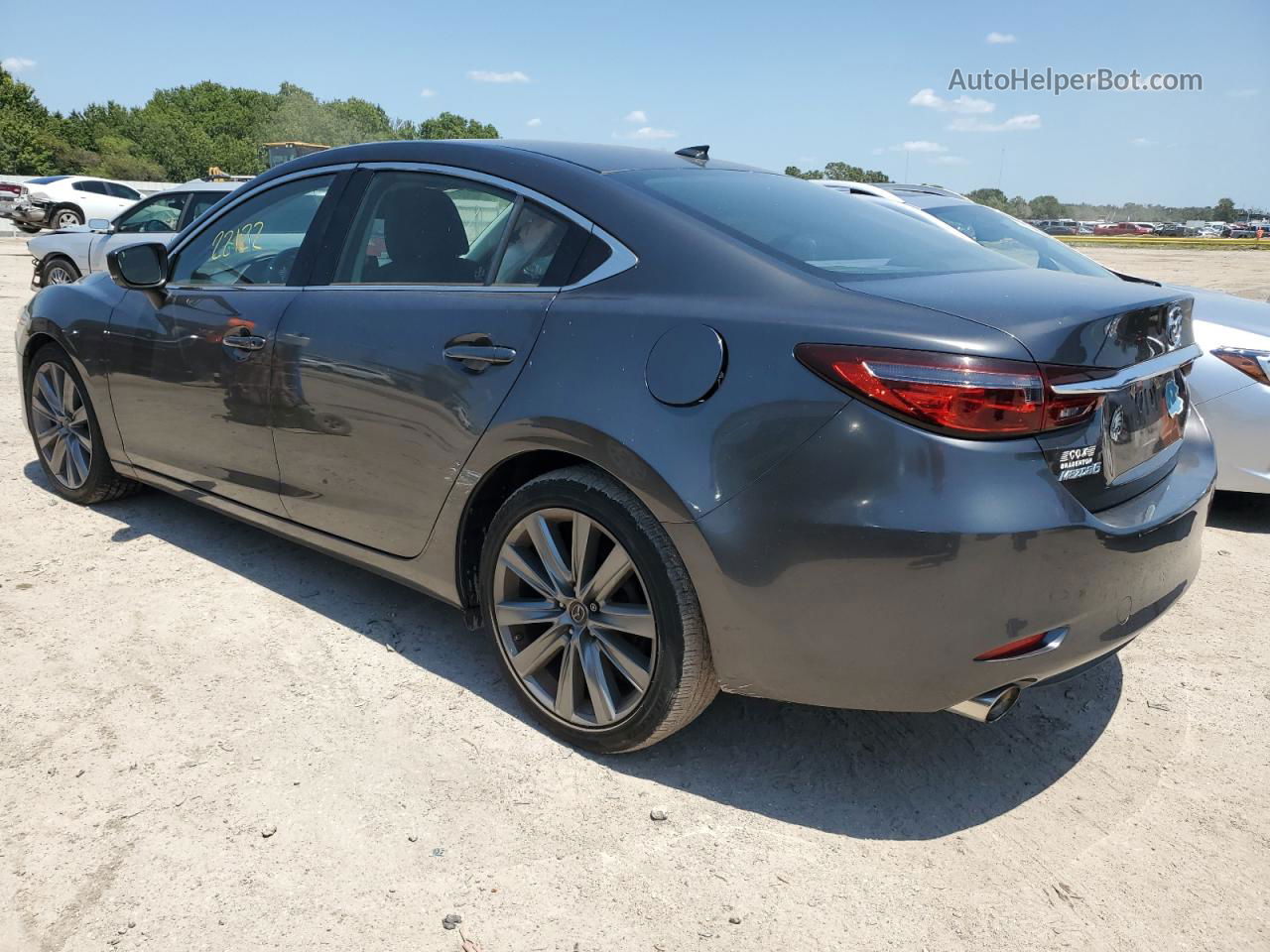 2018 Mazda 6 Grand Touring Gray vin: JM1GL1TY6J1315975