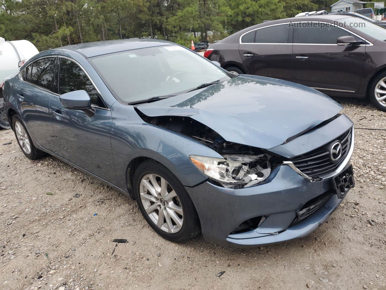 2017 Mazda 6 Sport Blue vin: JM1GL1U56H1154364