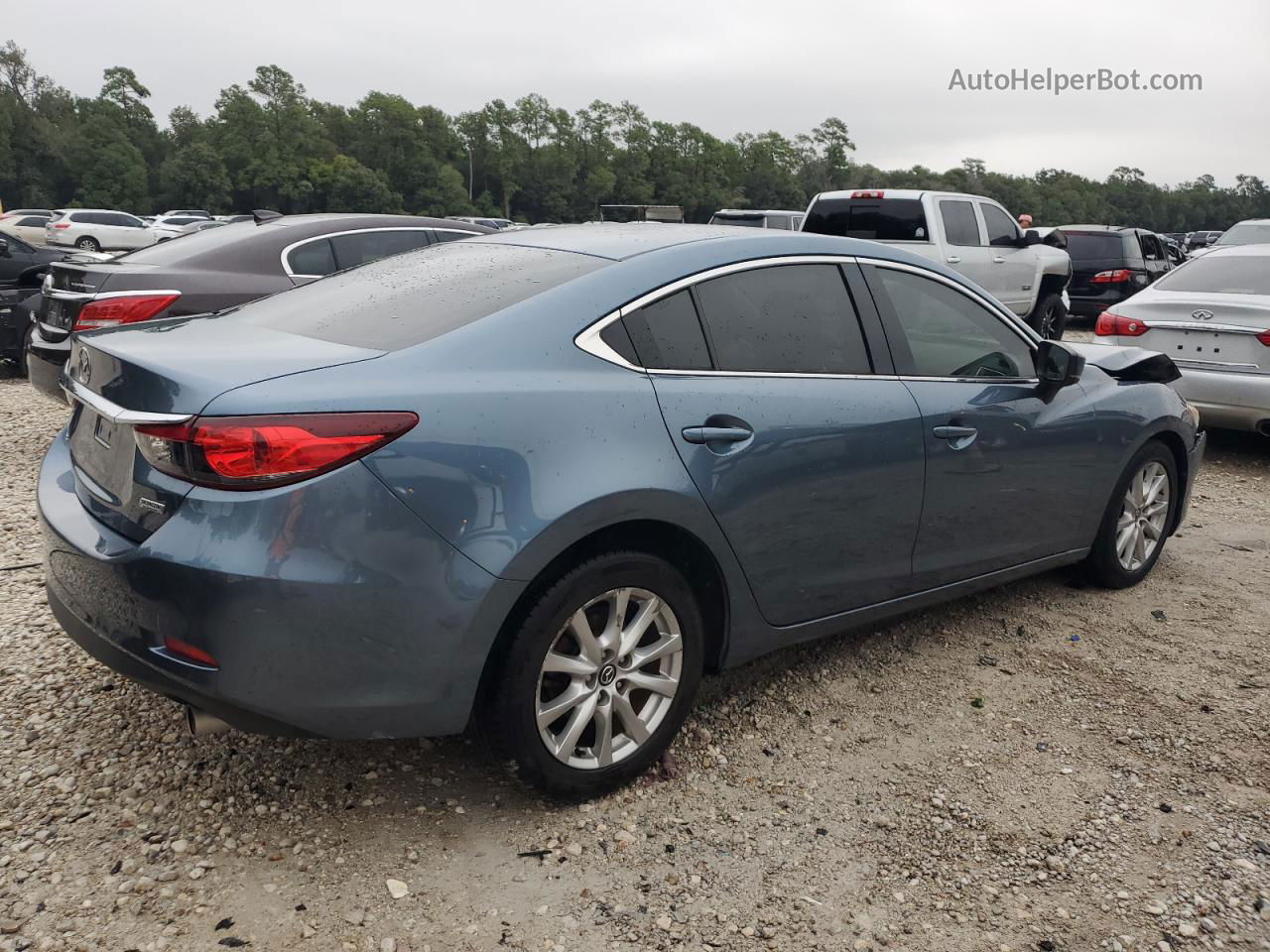 2017 Mazda 6 Sport Blue vin: JM1GL1U56H1154364