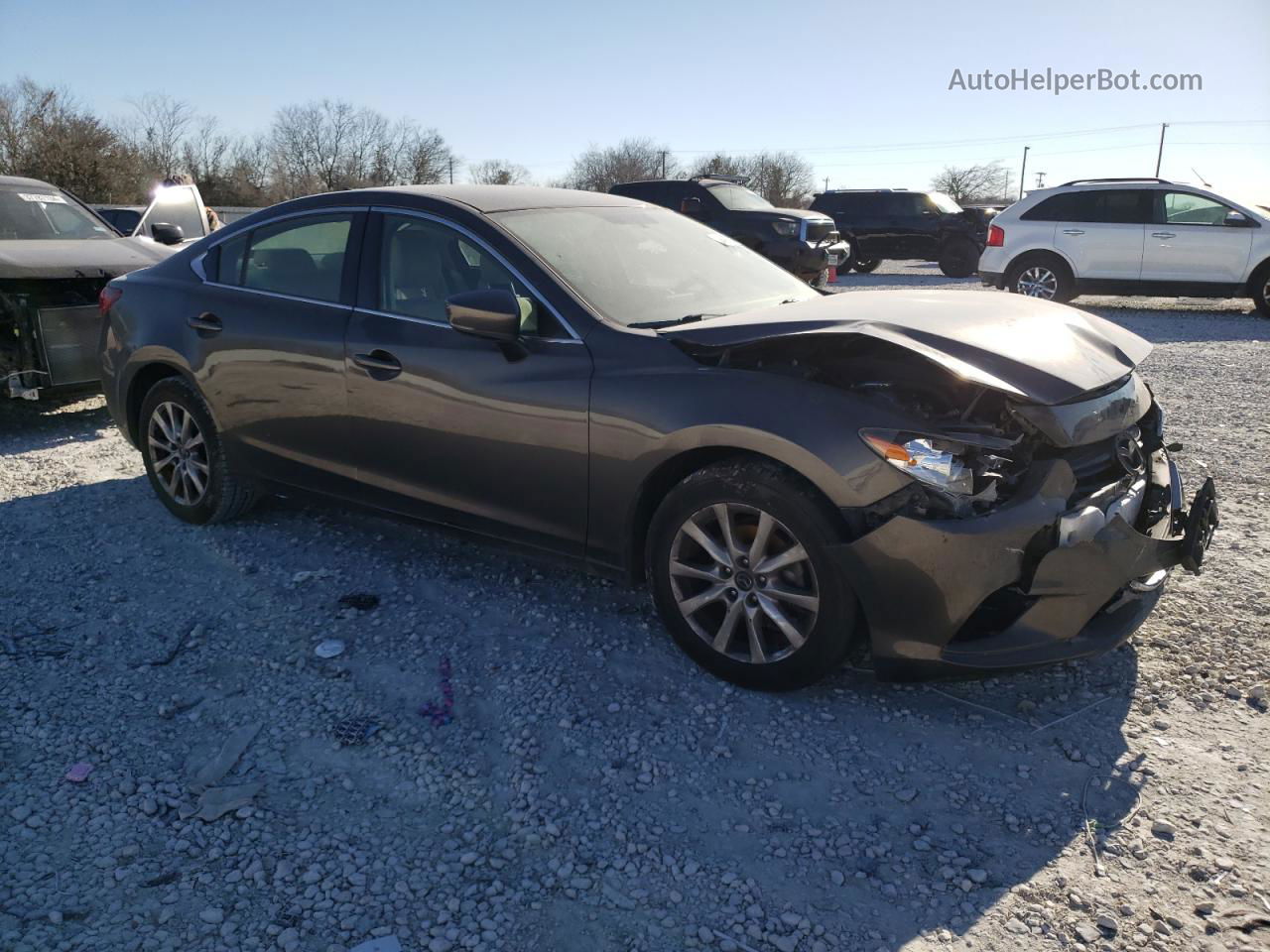 2017 Mazda 6 Sport Brown vin: JM1GL1U58H1155645