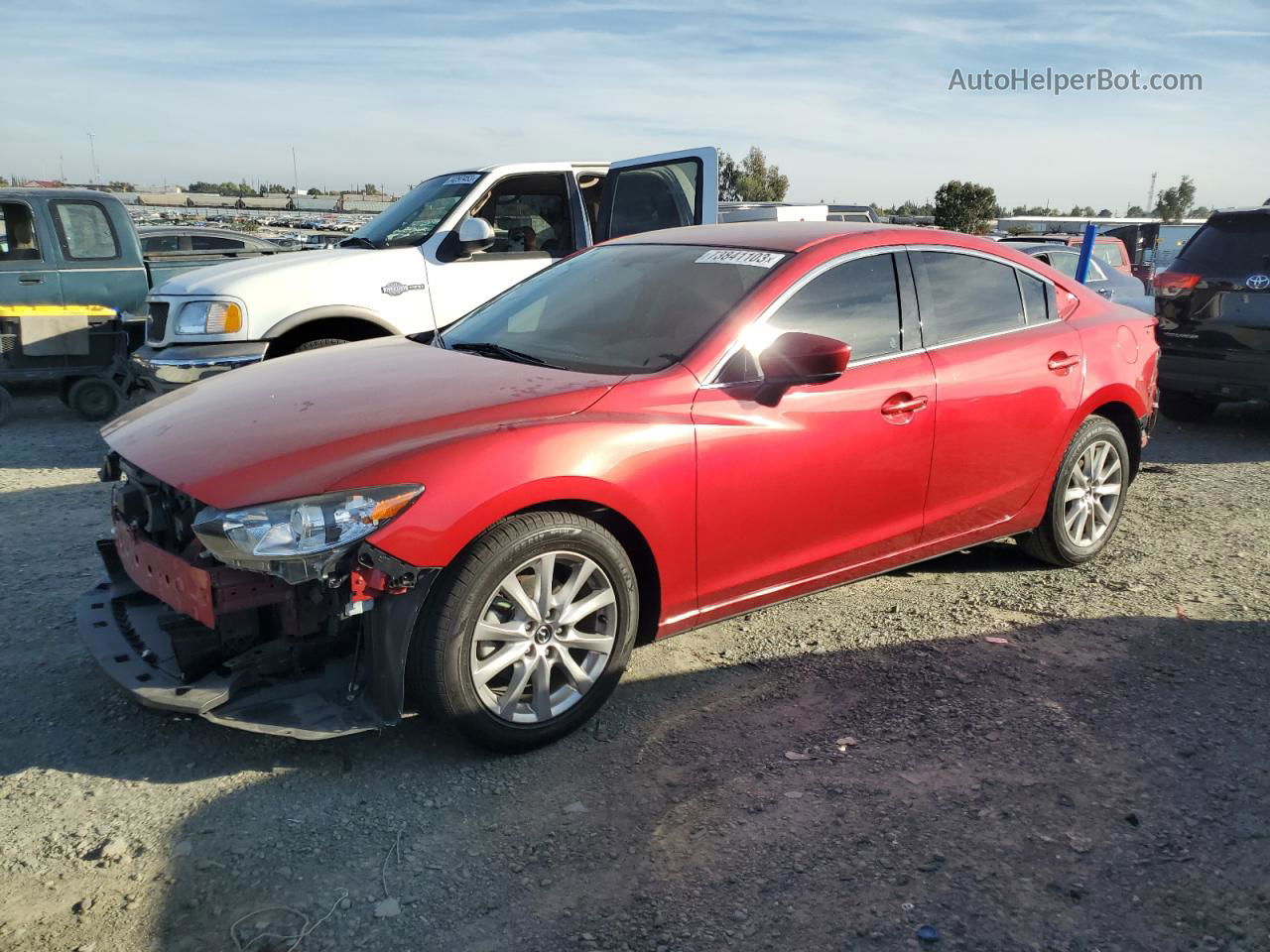 2017 Mazda 6 Sport Burgundy vin: JM1GL1U58H1155869