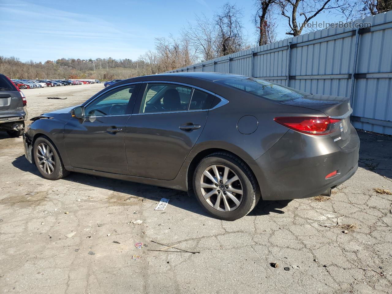 2017 Mazda 6 Sport Gray vin: JM1GL1U59H1144007