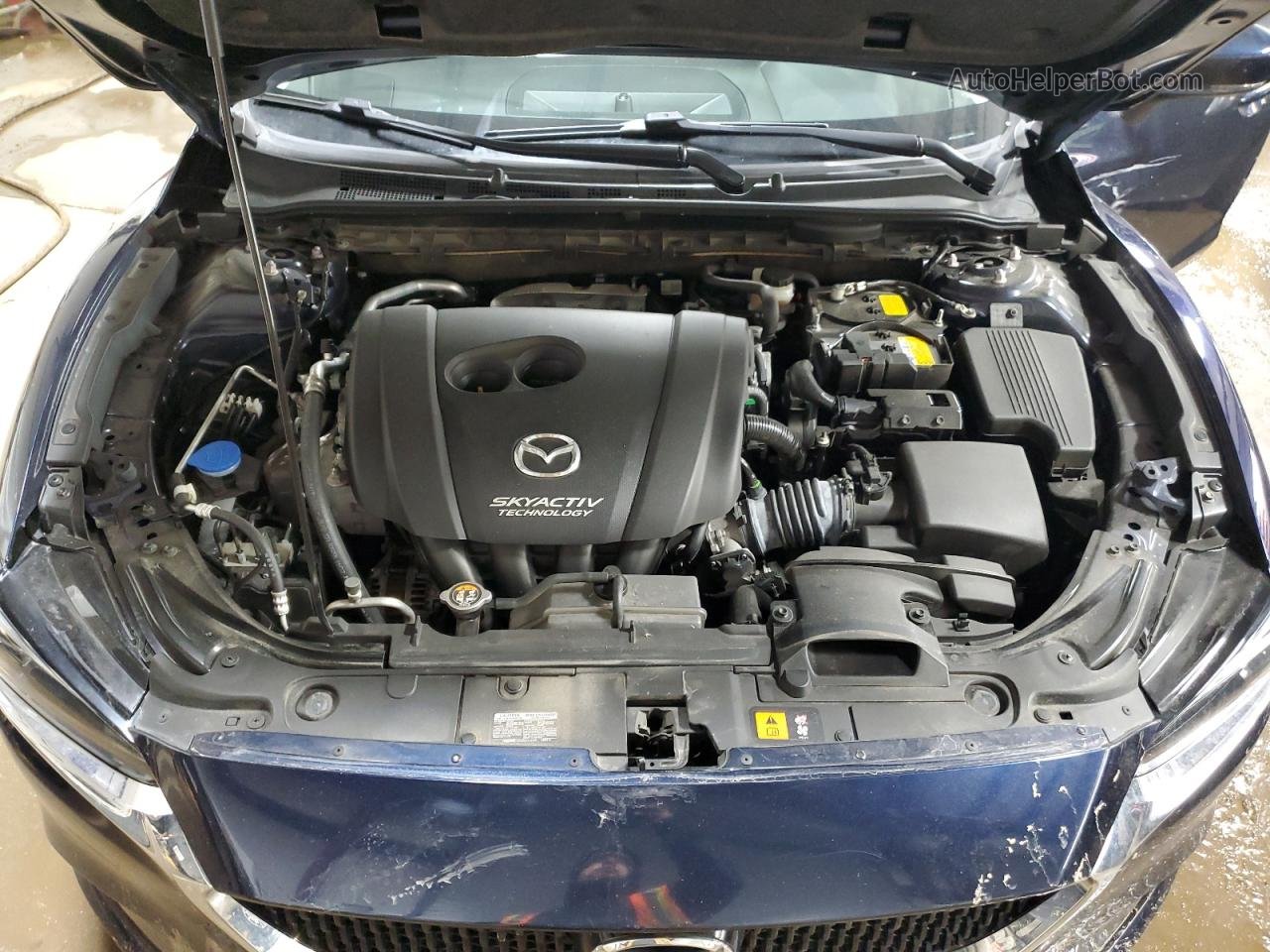 2018 Mazda 6 Sport Синий vin: JM1GL1U5XJ1310640