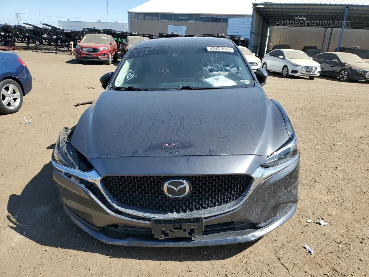 2018 Mazda 6 Sport Gray vin: JM1GL1UM0J1315952