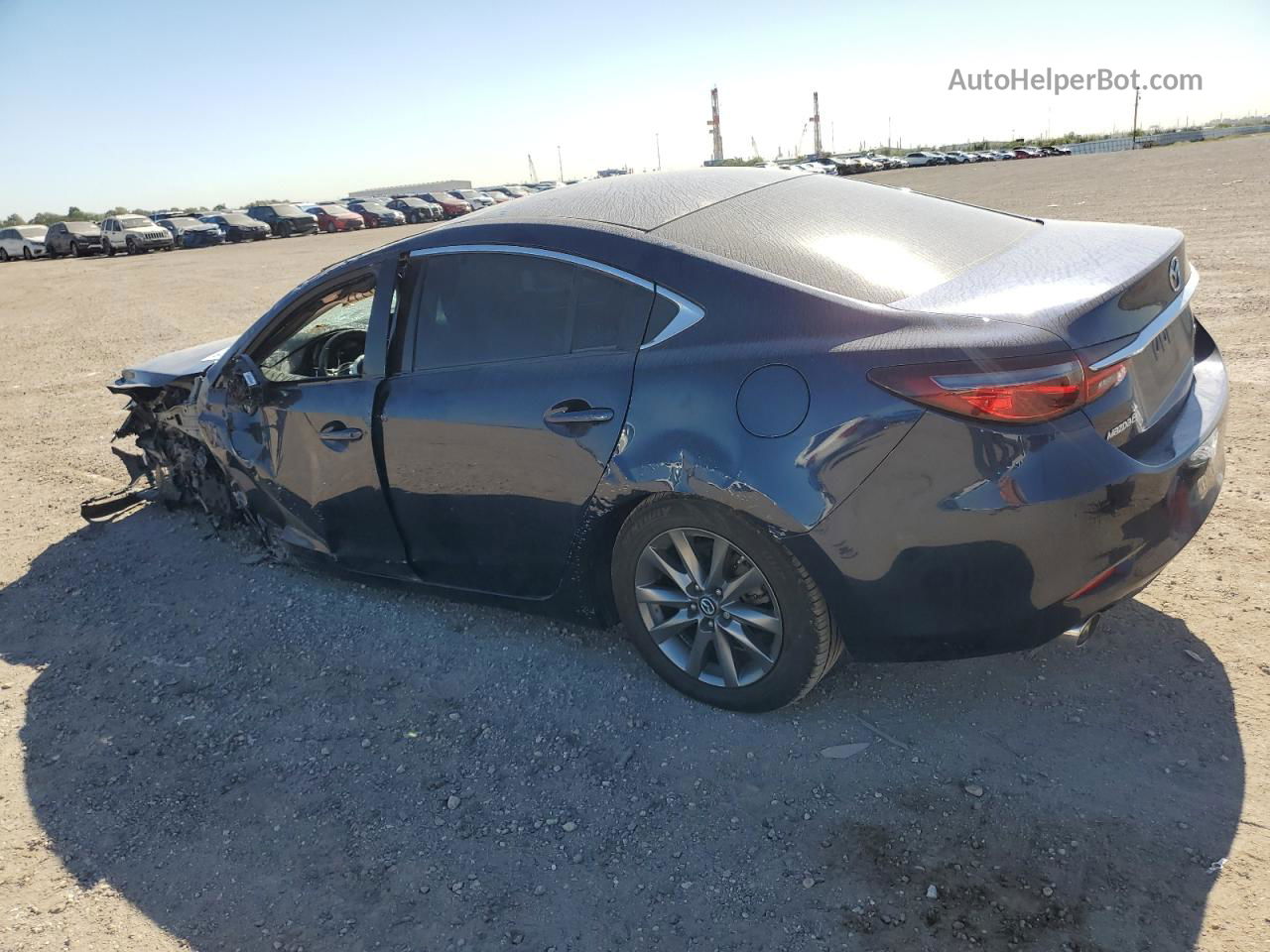 2018 Mazda 6 Sport Blue vin: JM1GL1UM0J1329799