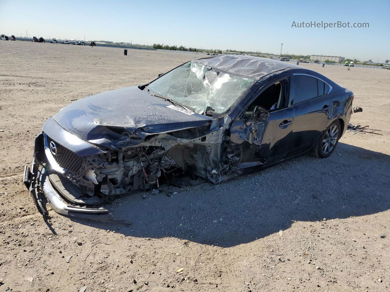 2018 Mazda 6 Sport Blue vin: JM1GL1UM0J1329799