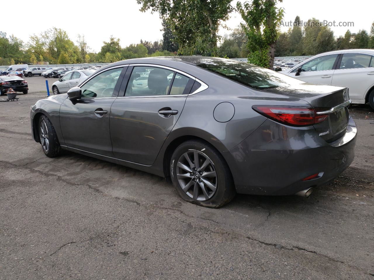 2018 Mazda 6 Sport Gray vin: JM1GL1UM2J1320747