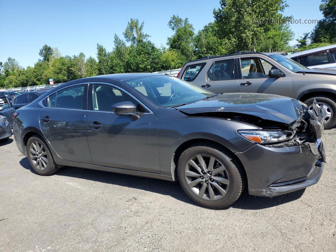 2018 Mazda 6 Sport Charcoal vin: JM1GL1UM2J1320747