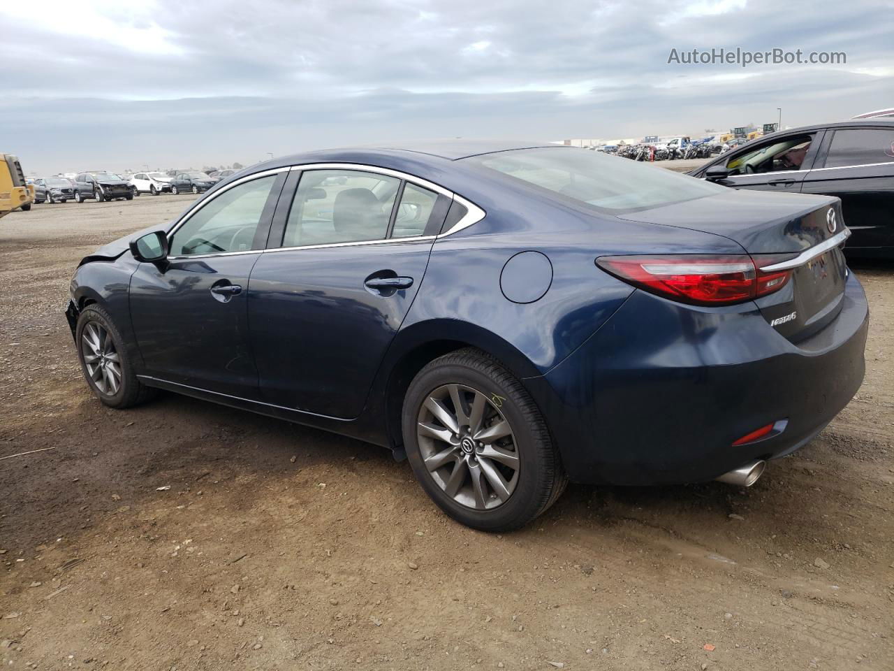 2018 Mazda 6 Sport Blue vin: JM1GL1UM7J1319013