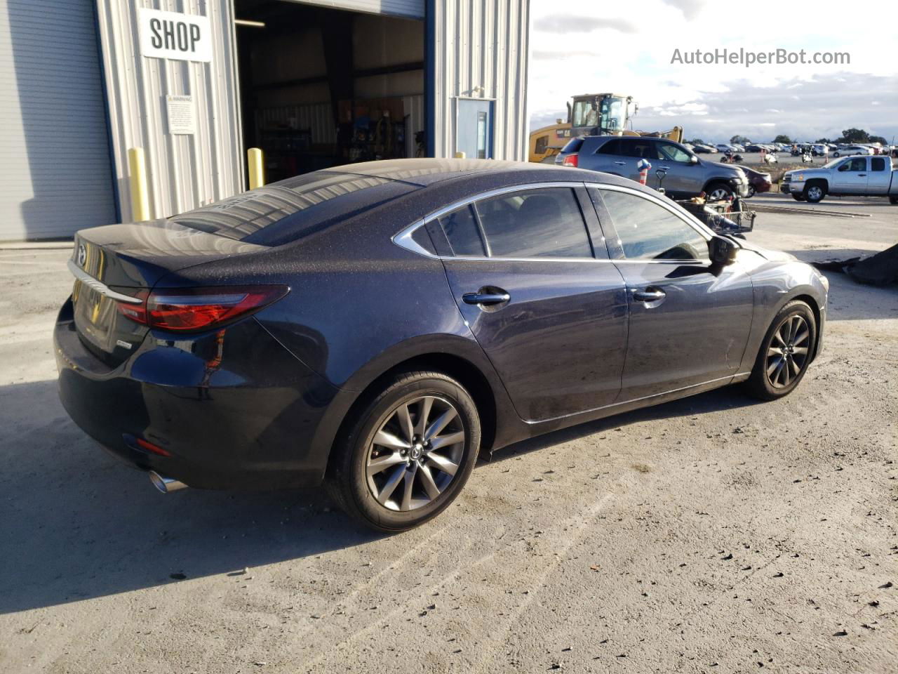 2018 Mazda 6 Sport Синий vin: JM1GL1UM8J1330201