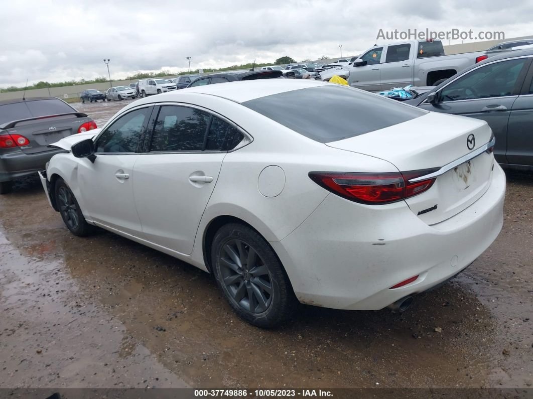 2018 Mazda Mazda6 Sport White vin: JM1GL1UM9J1307946