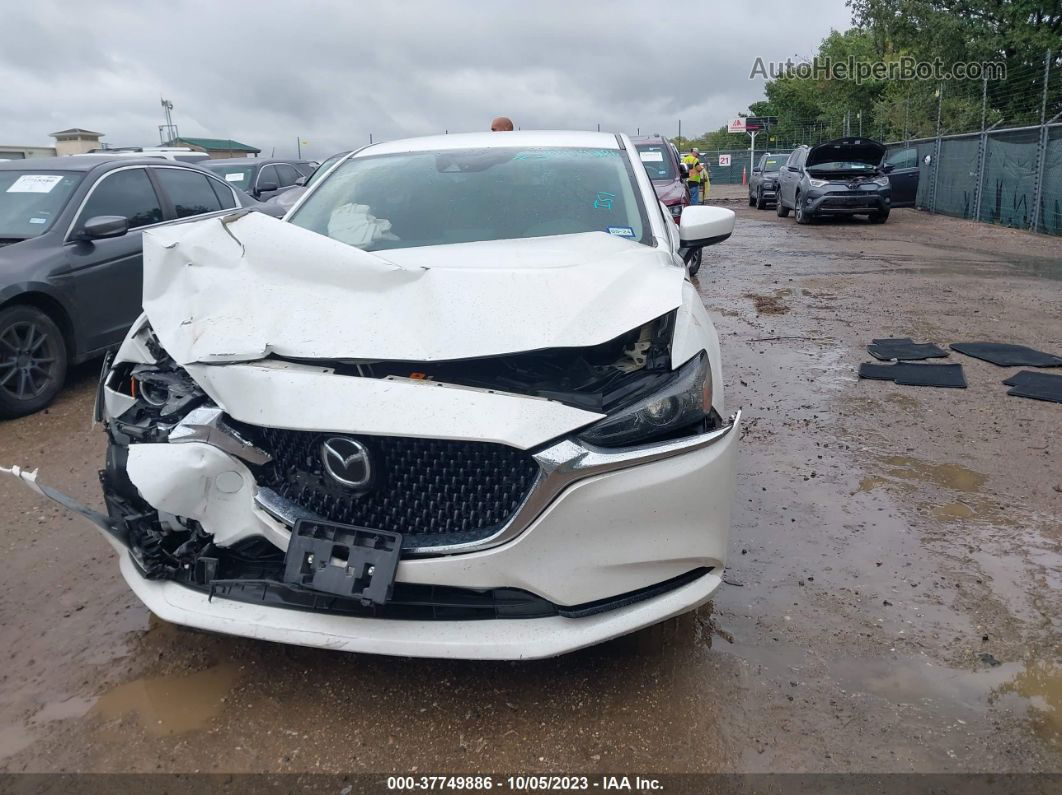 2018 Mazda Mazda6 Sport White vin: JM1GL1UM9J1307946