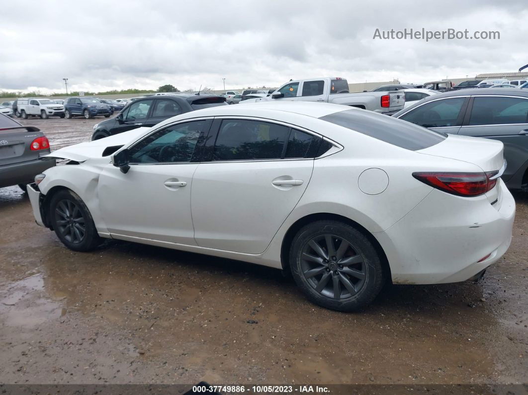 2018 Mazda Mazda6 Sport White vin: JM1GL1UM9J1307946