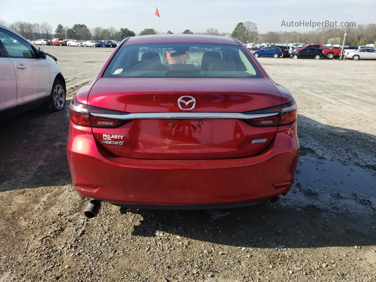 2018 Mazda 6 Sport Red vin: JM1GL1UMXJ1325047