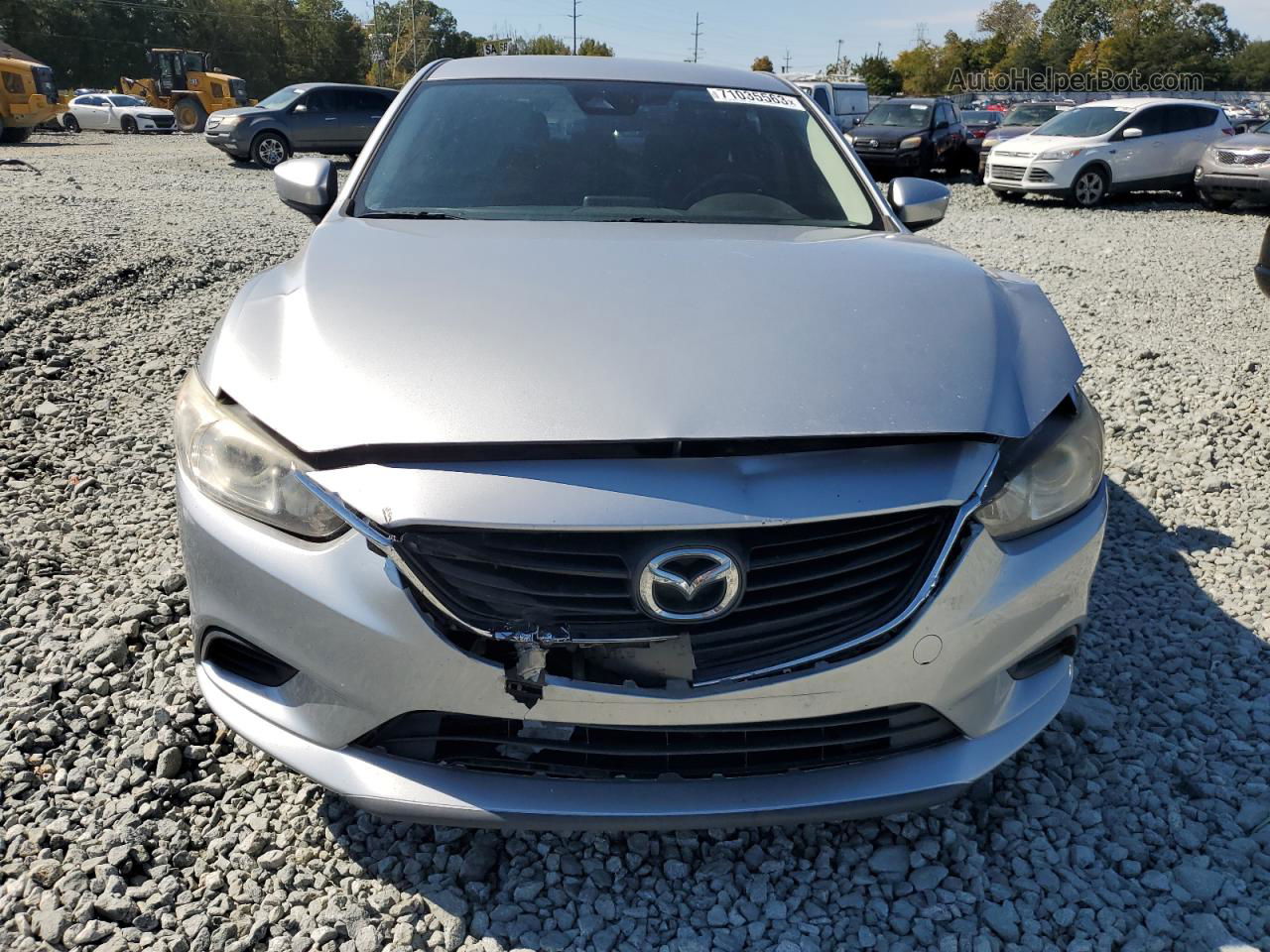 2017 Mazda 6 Touring Silver vin: JM1GL1V50H1108821