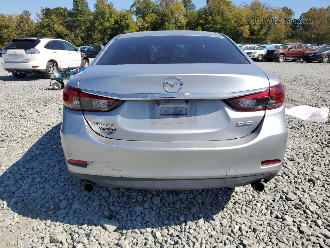 2017 Mazda 6 Touring Silver vin: JM1GL1V50H1108821