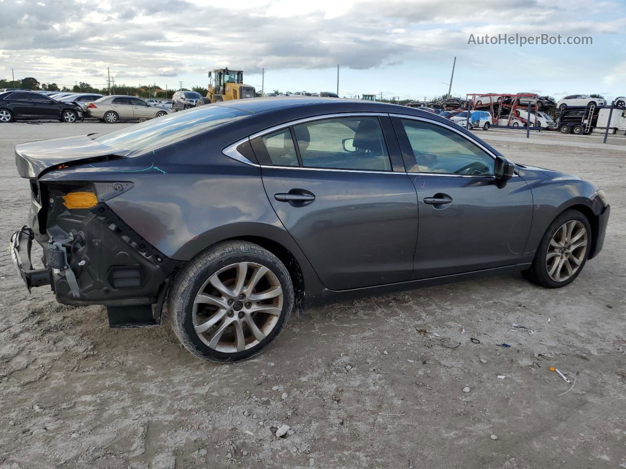 2017 Mazda 6 Touring Угольный vin: JM1GL1V50H1115087