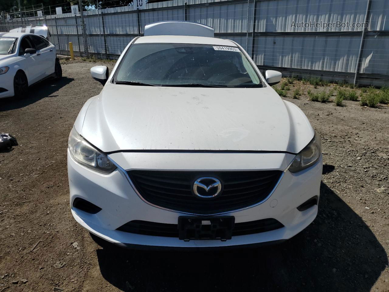 2017 Mazda 6 Touring White vin: JM1GL1V52H1102793