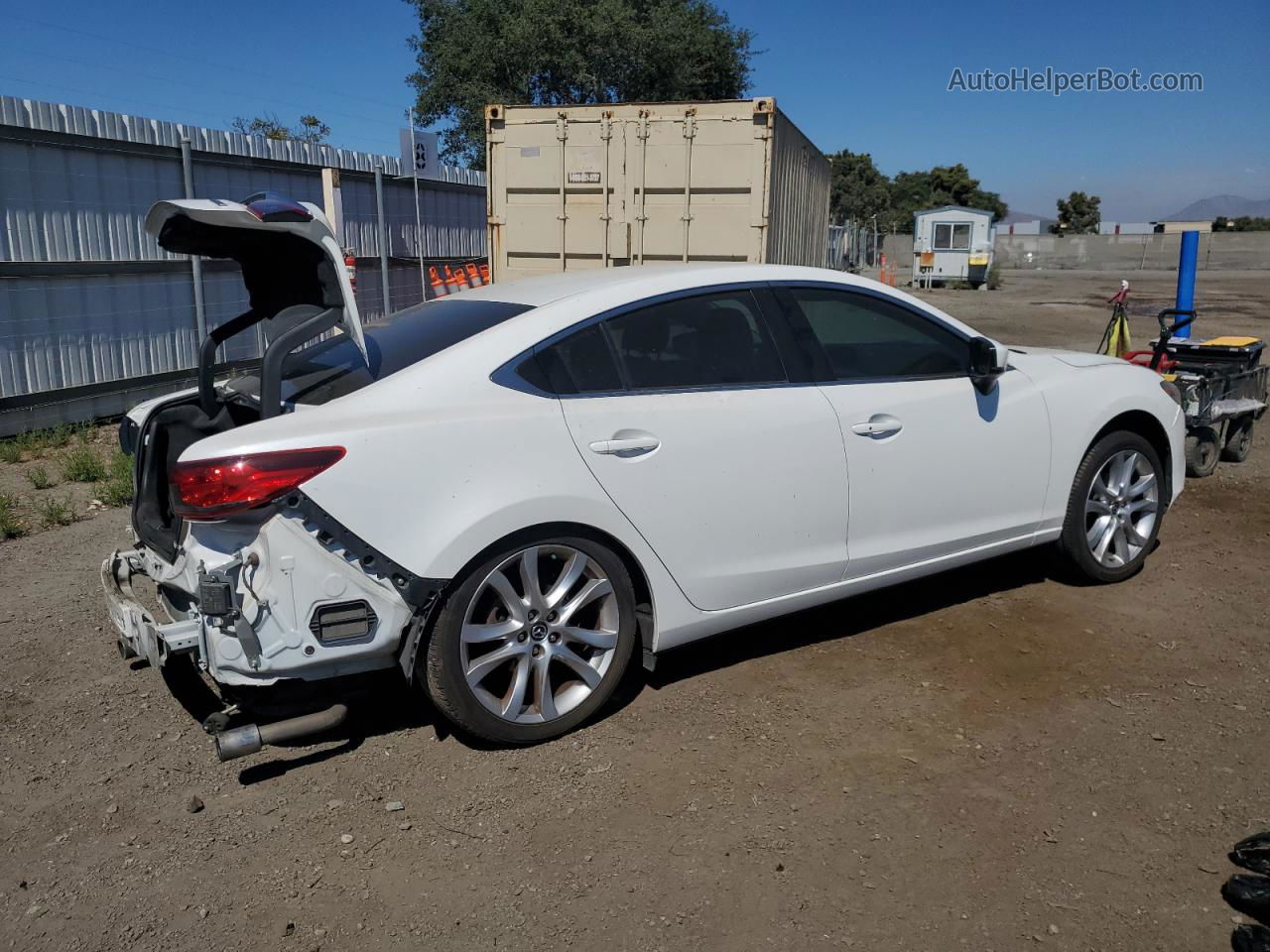 2017 Mazda 6 Touring White vin: JM1GL1V52H1102793