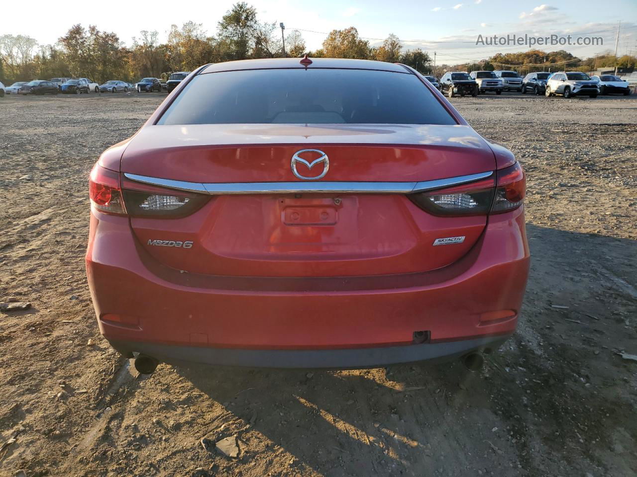 2017 Mazda 6 Touring Red vin: JM1GL1V54H1104111