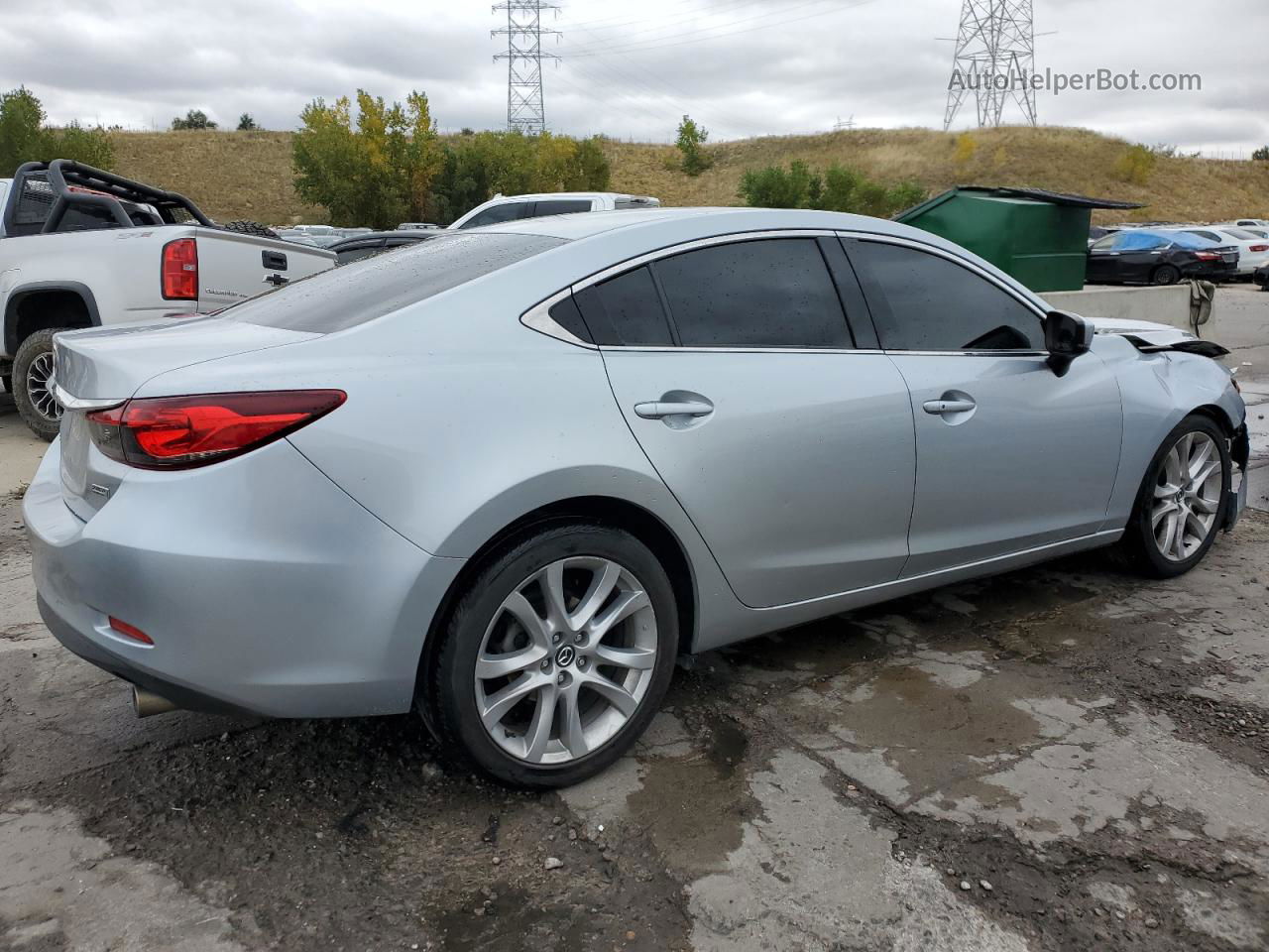 2017 Mazda 6 Touring Silver vin: JM1GL1V55H1105543