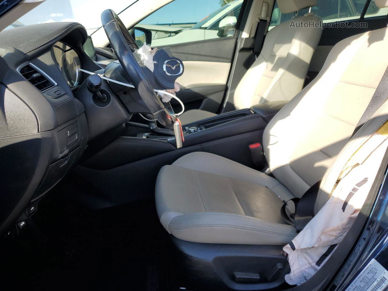 2017 Mazda 6 Touring Синий vin: JM1GL1V55H1126246