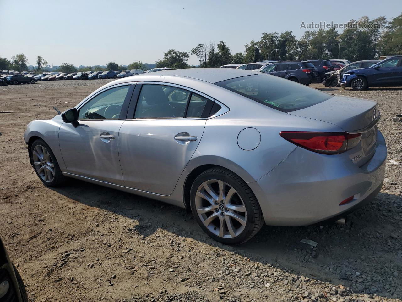 2017 Mazda 6 Touring Silver vin: JM1GL1V56H1101131