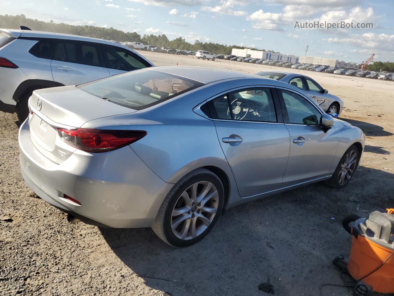 2017 Mazda 6 Touring Silver vin: JM1GL1V57H1116169