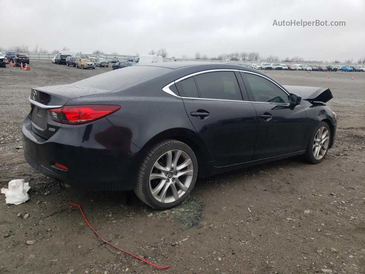 2017 Mazda 6 Touring Black vin: JM1GL1V58H1106833