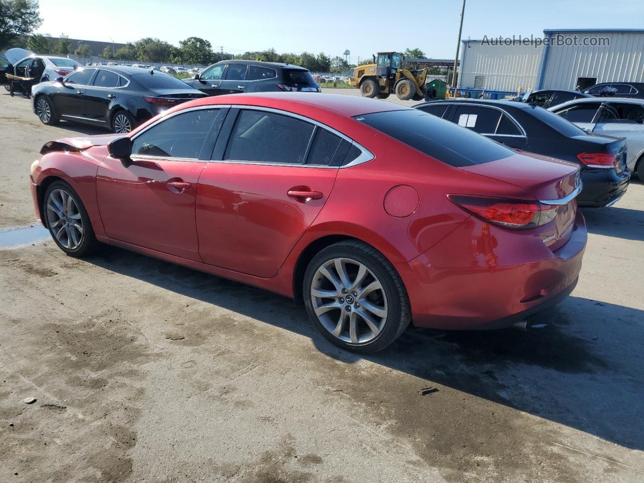 2017 Mazda 6 Touring Red vin: JM1GL1V59H1107439