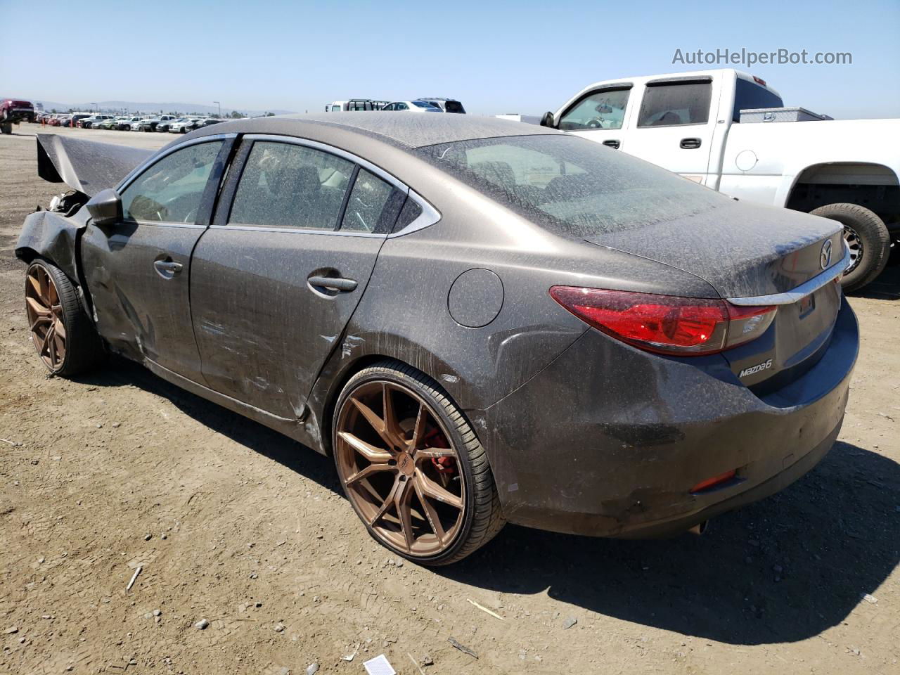 2017 Mazda 6 Touring Gray vin: JM1GL1V59H1144636