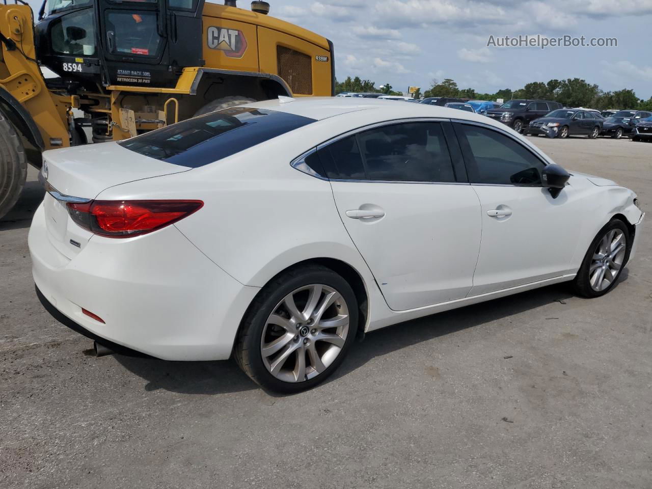 2017 Mazda 6 Touring Белый vin: JM1GL1V59H1148153