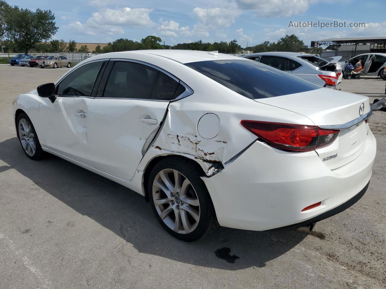 2017 Mazda 6 Touring White vin: JM1GL1V59H1148153