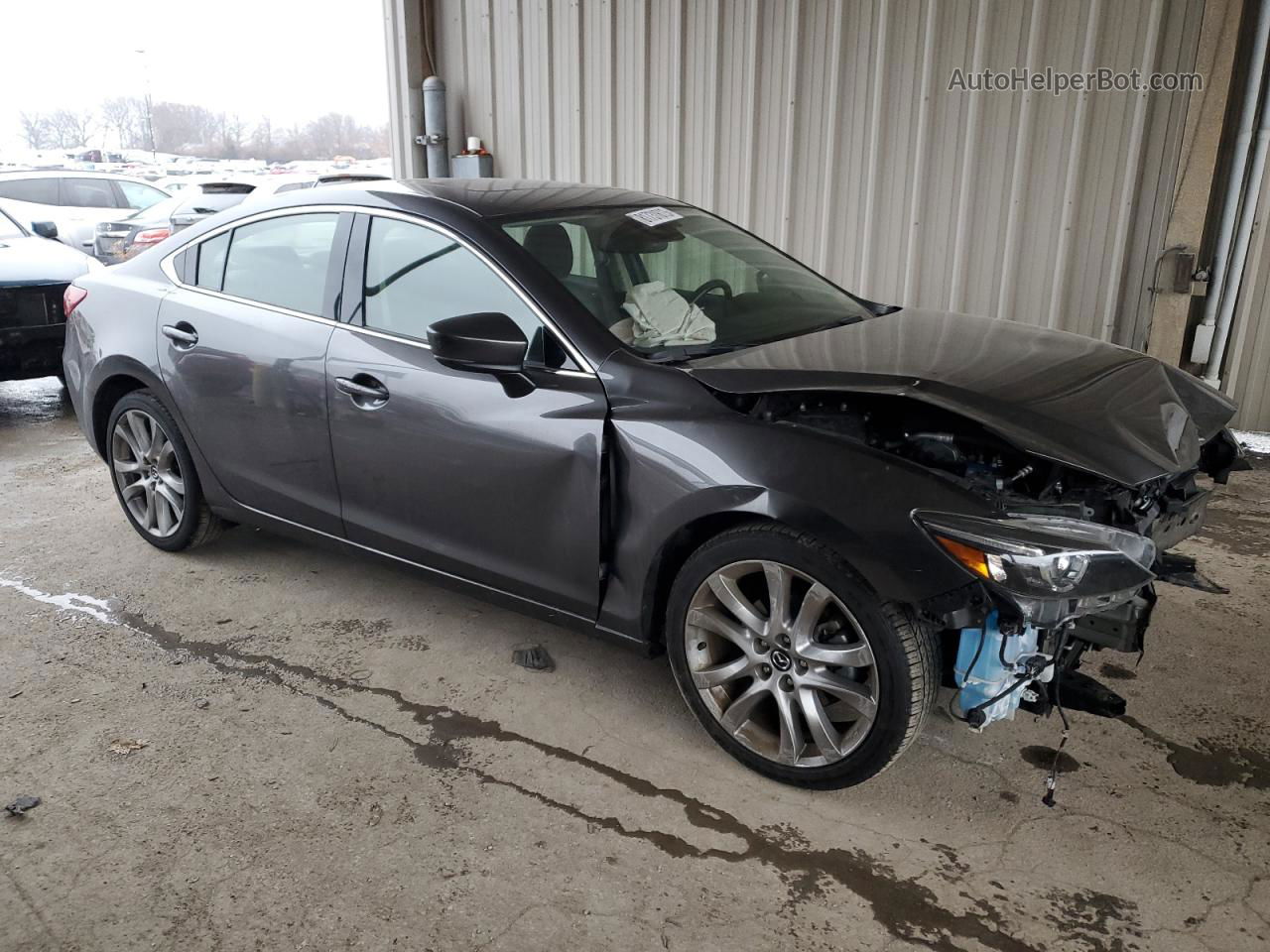 2017 Mazda 6 Touring Gray vin: JM1GL1V5XH1123388