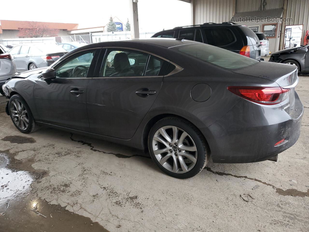 2017 Mazda 6 Touring Gray vin: JM1GL1V5XH1123388