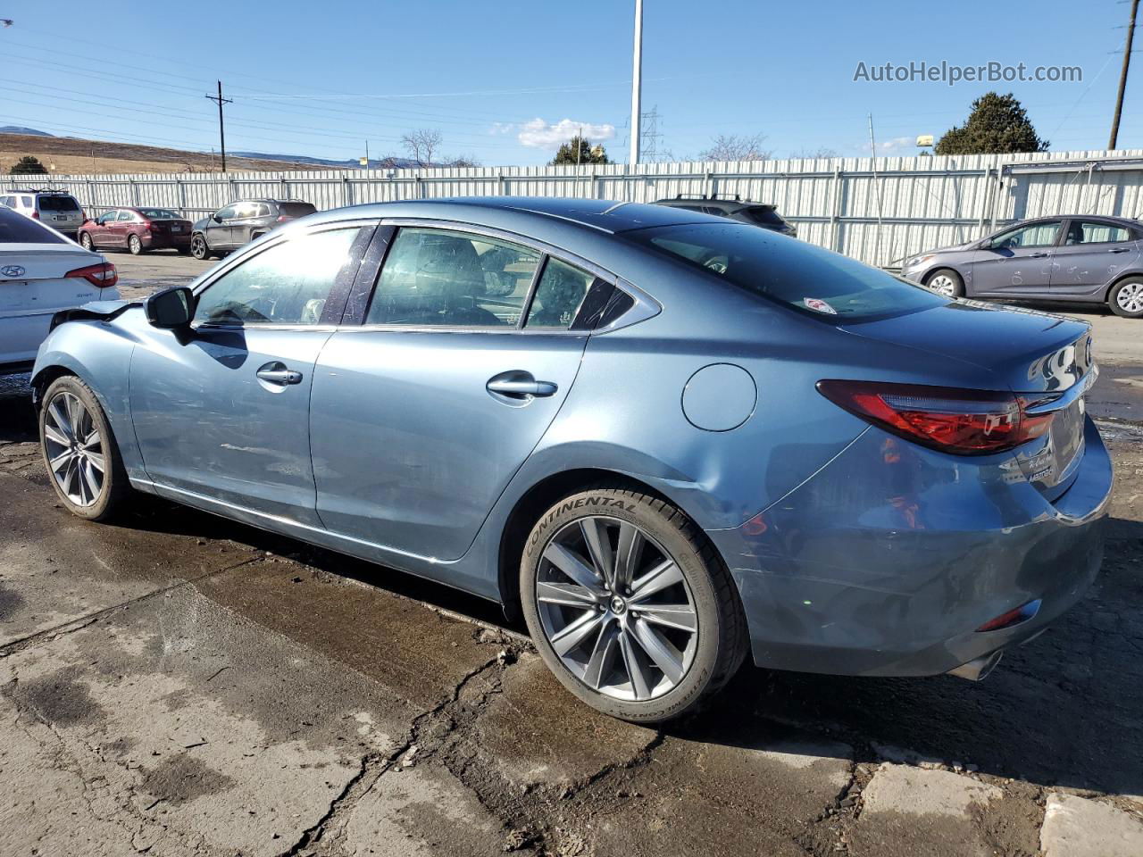 2018 Mazda 6 Touring Blue vin: JM1GL1VM0J1307199