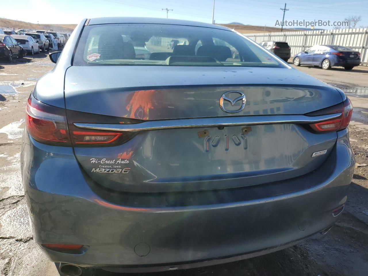 2018 Mazda 6 Touring Blue vin: JM1GL1VM0J1307199