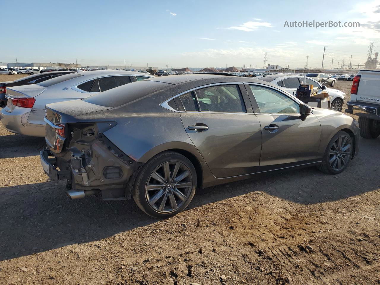 2018 Mazda 6 Touring Charcoal vin: JM1GL1VM0J1311558