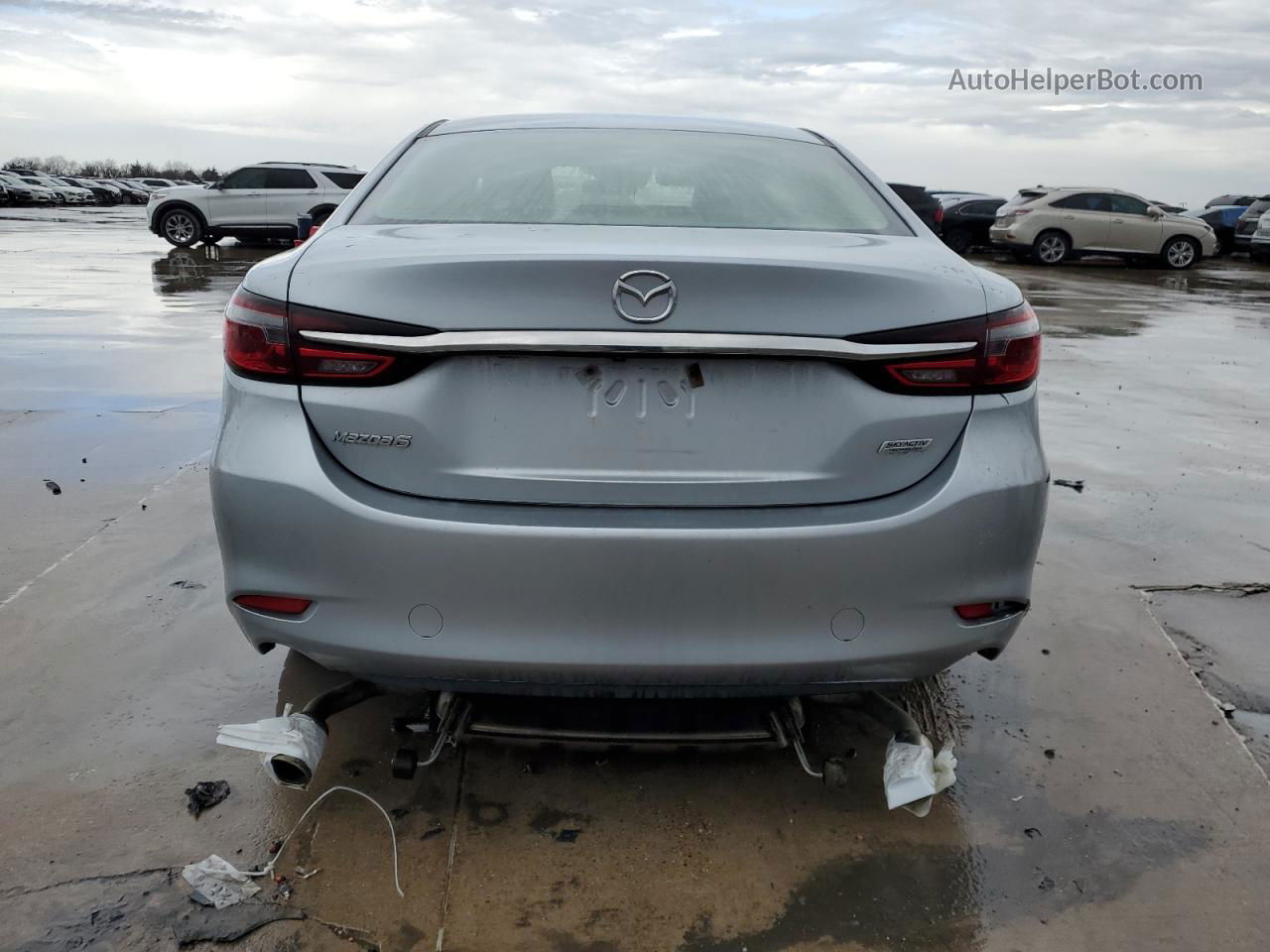 2018 Mazda 6 Touring Silver vin: JM1GL1VM0J1314010