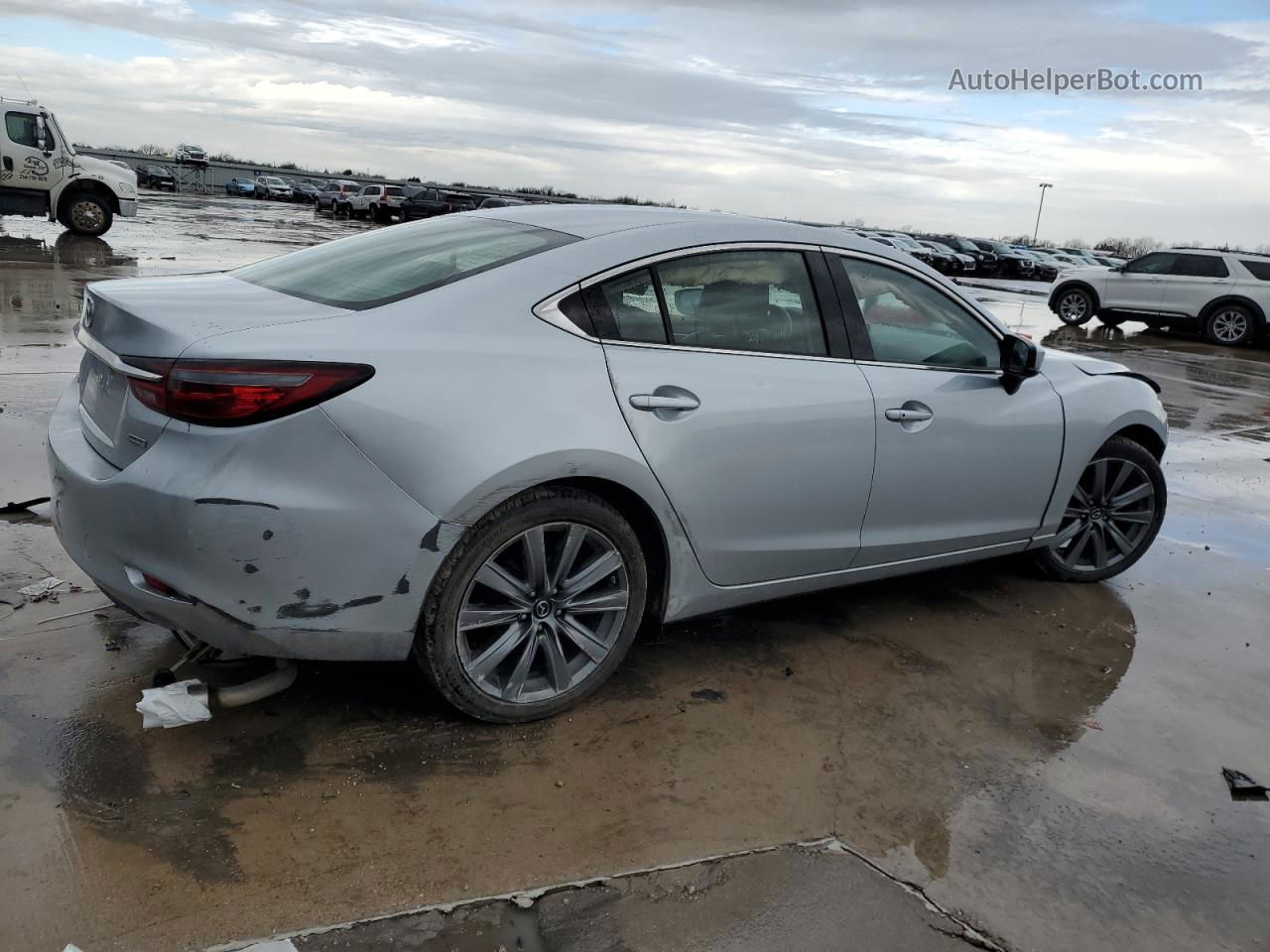 2018 Mazda 6 Touring Silver vin: JM1GL1VM0J1314010