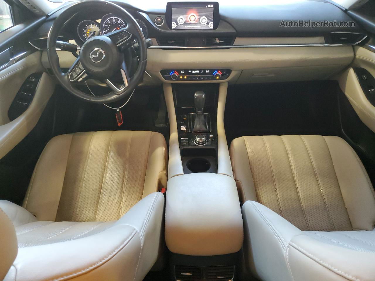 2018 Mazda 6 Touring White vin: JM1GL1VM0J1326951