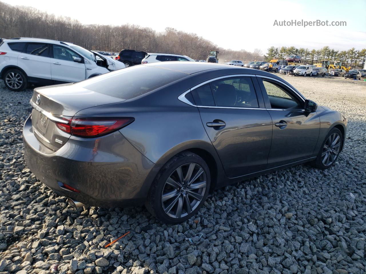 2018 Mazda 6 Touring Gray vin: JM1GL1VM2J1301744