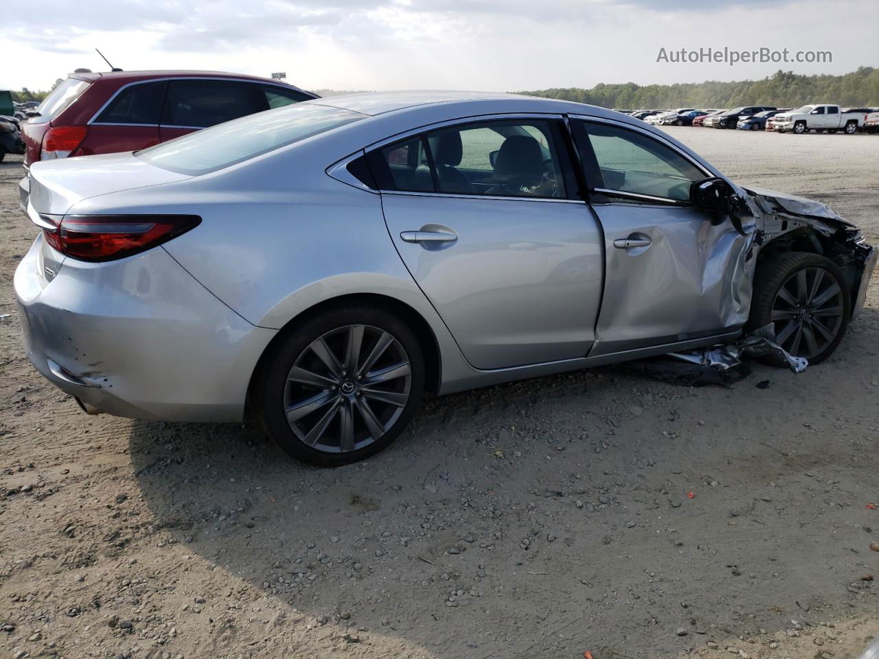 2018 Mazda 6 Touring Silver vin: JM1GL1VM4J1312292