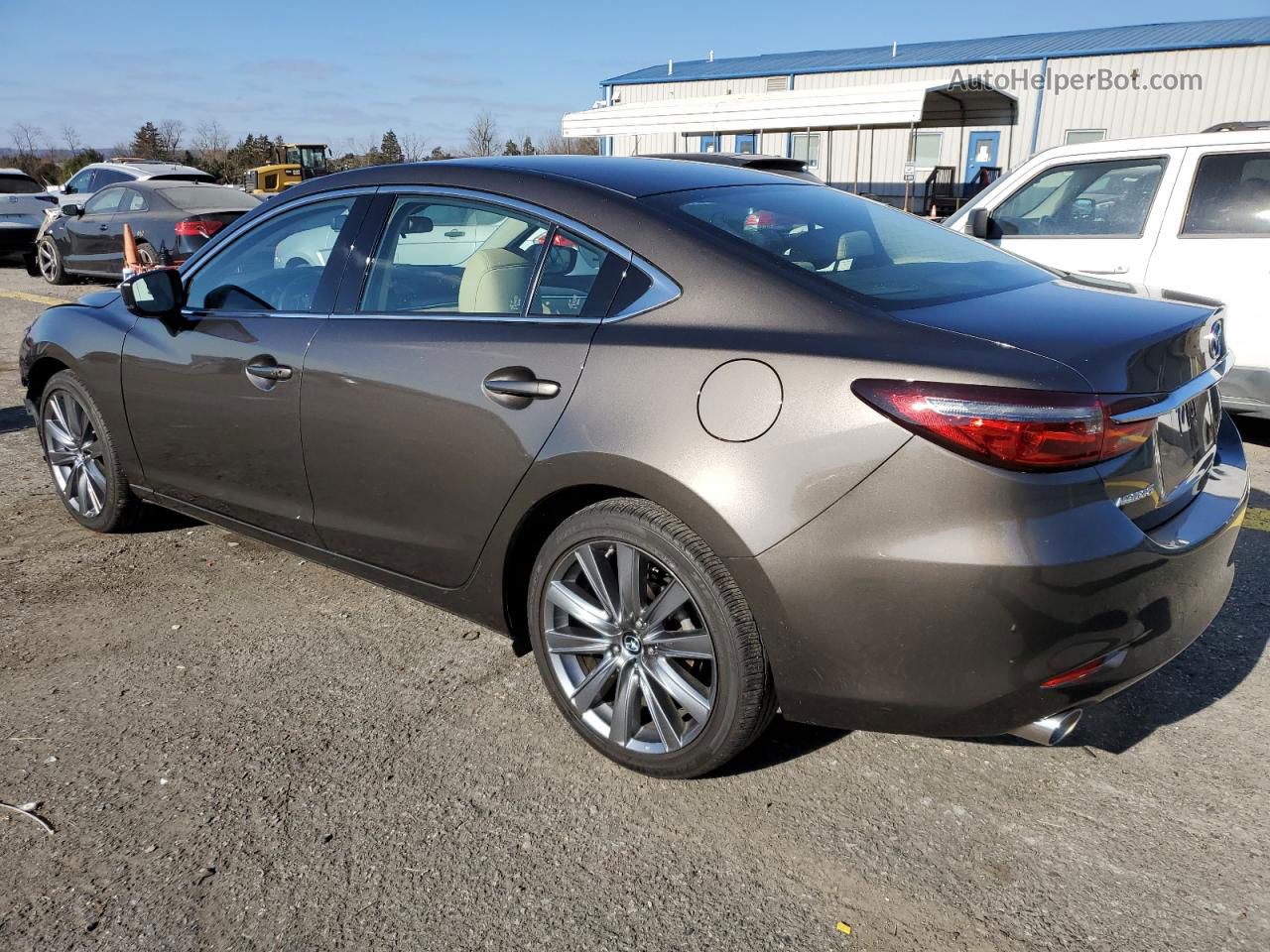 2018 Mazda 6 Touring Серый vin: JM1GL1VM4J1323938