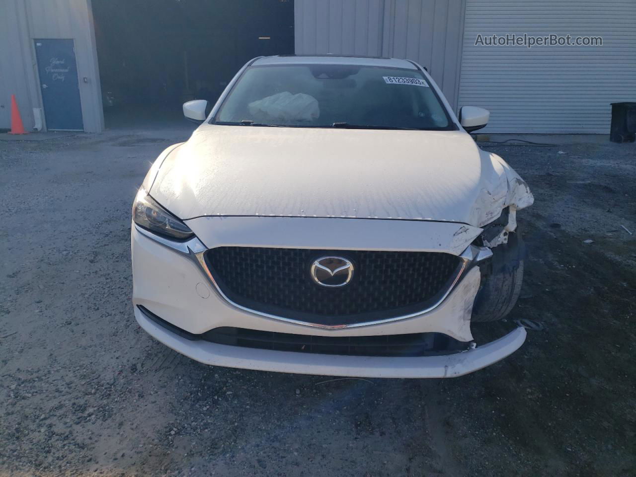 2018 Mazda 6 Touring White vin: JM1GL1VM4J1325477