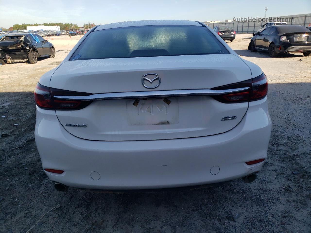 2018 Mazda 6 Touring White vin: JM1GL1VM4J1325477