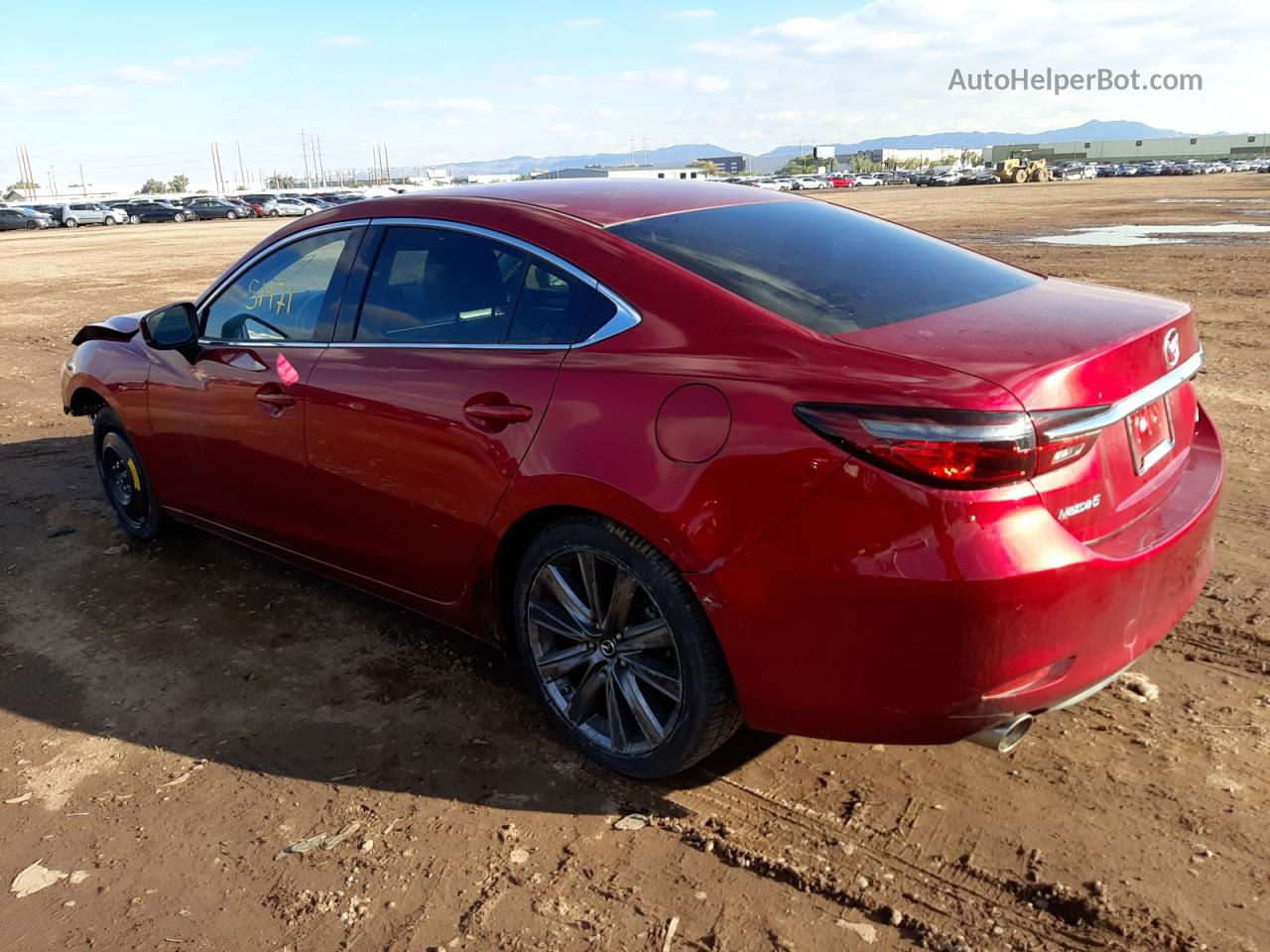 2018 Mazda 6 Touring Red vin: JM1GL1VM5J1323639