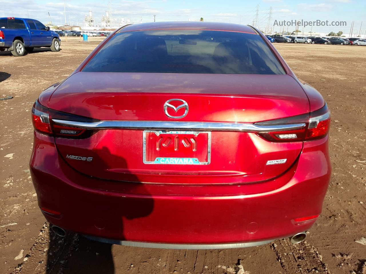 2018 Mazda 6 Touring Red vin: JM1GL1VM5J1323639